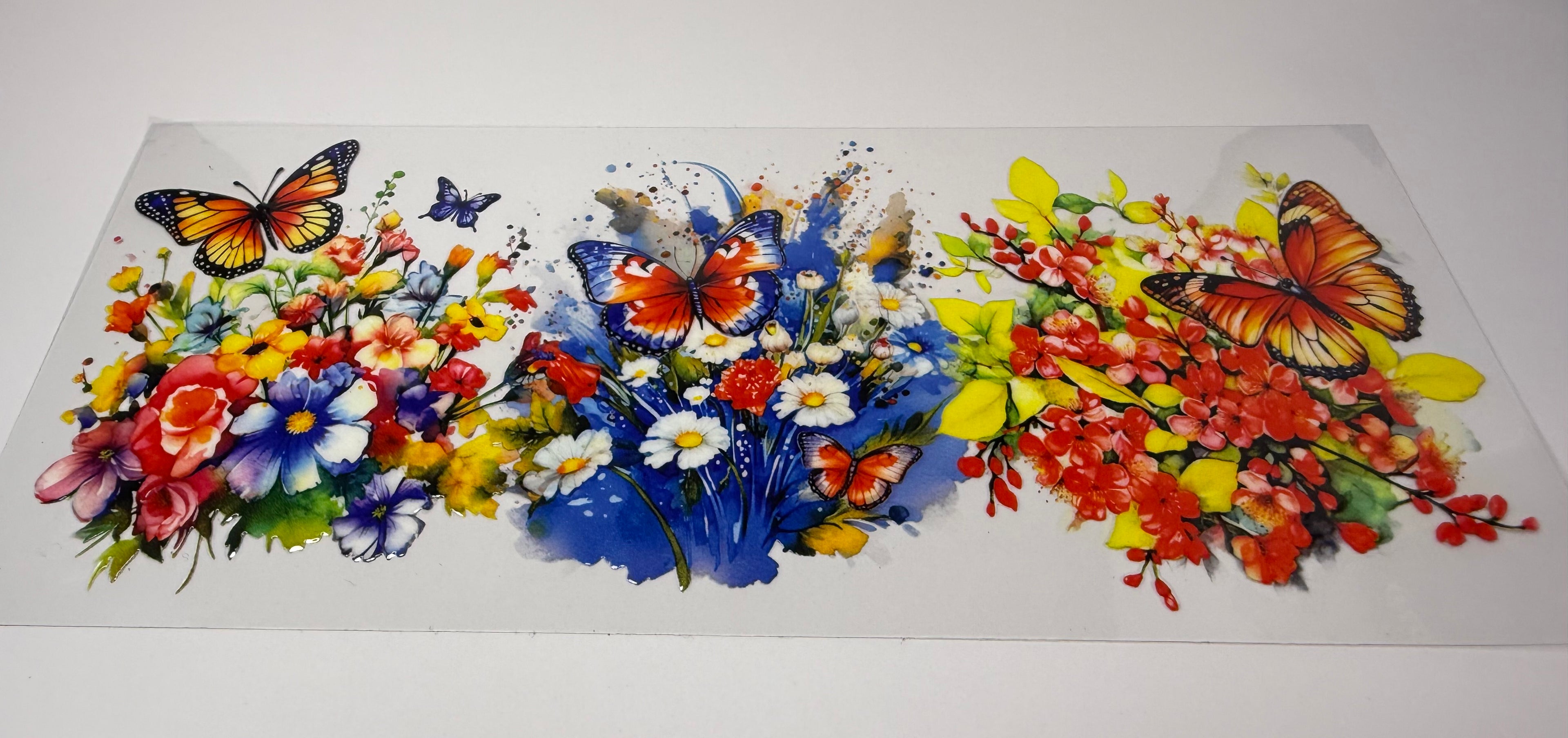 #89- BUTTERFLIES AND FLOWERS