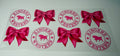 #197- PINK BOW AND WESTERN RINGERS
