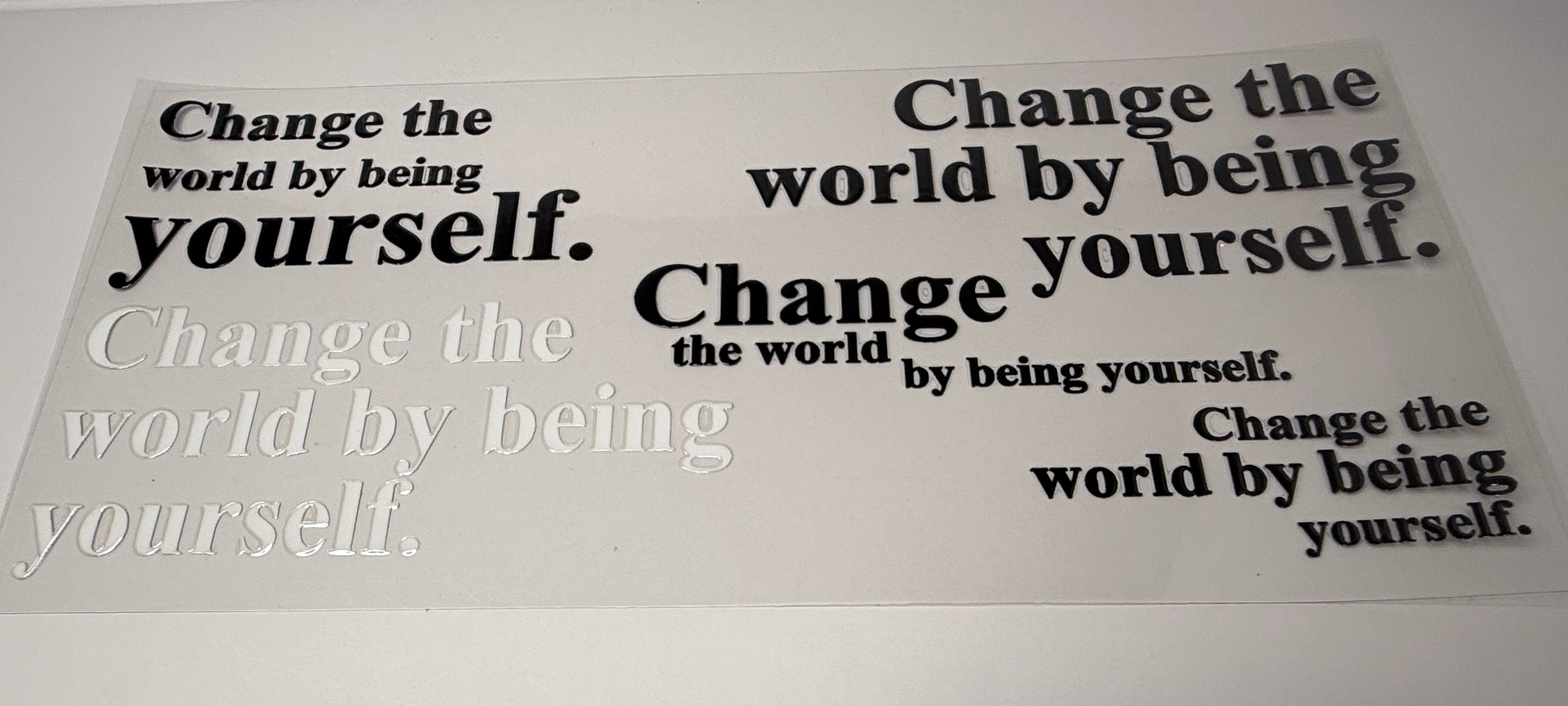 #111- CHANGE THE WORLD BY BEING YOURSELF