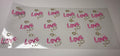 #60- LOVE- PINK AND GOLD