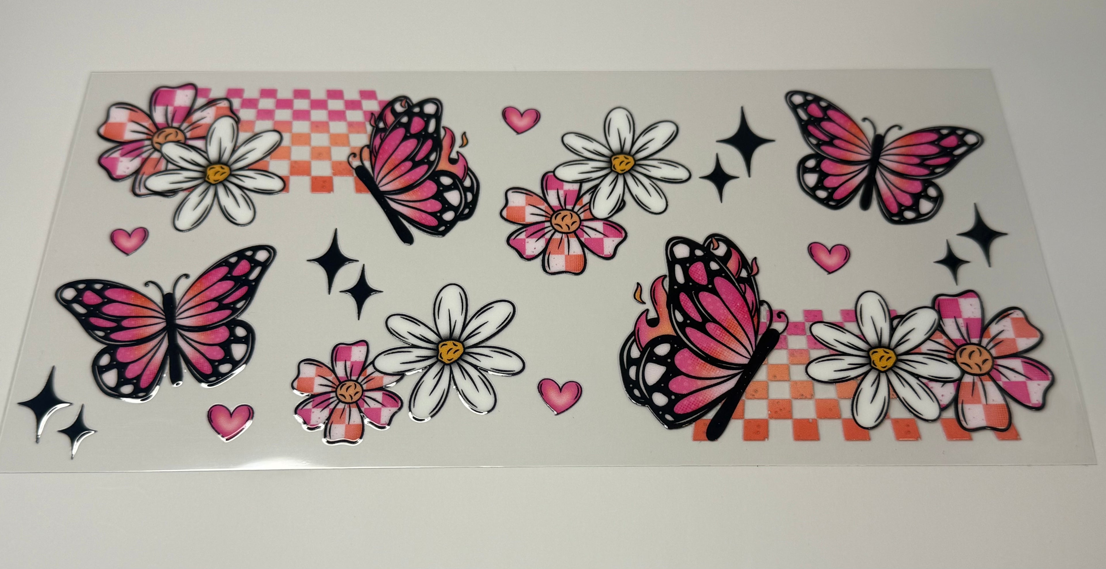 #134- BUTTERFLIES AND FLOWERS