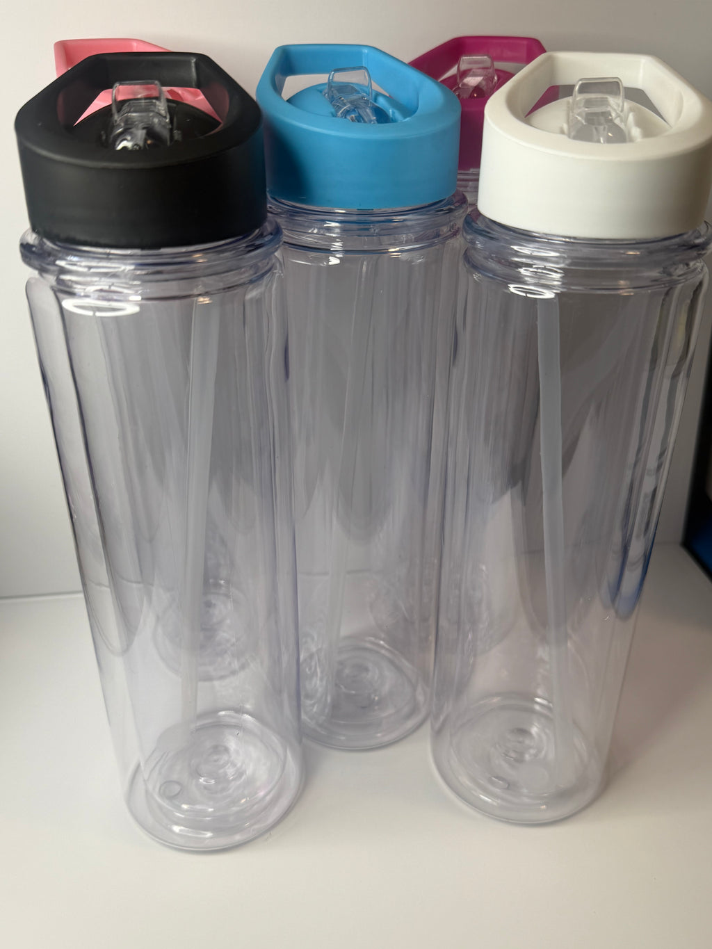 24oz Snow Globe Flip Straw Cups