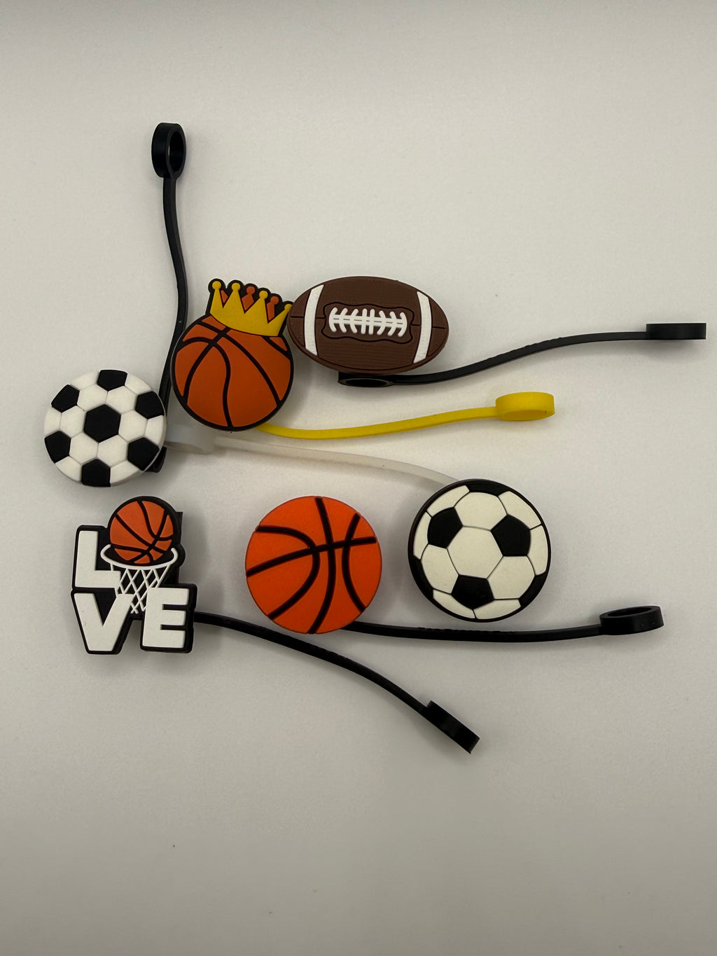 SPORTS STRAW TOPPERS