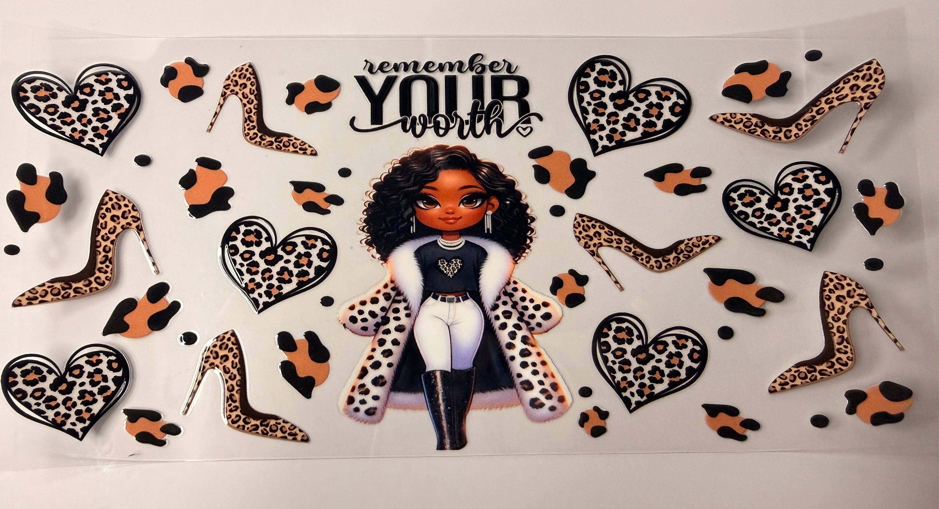 Remember your worth cheetah print