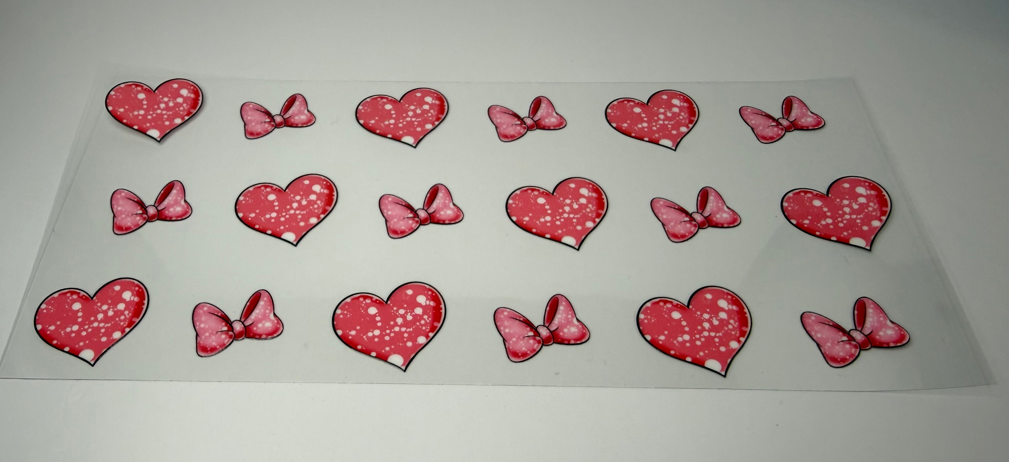 #181- PINK BOWS AND HEARTS