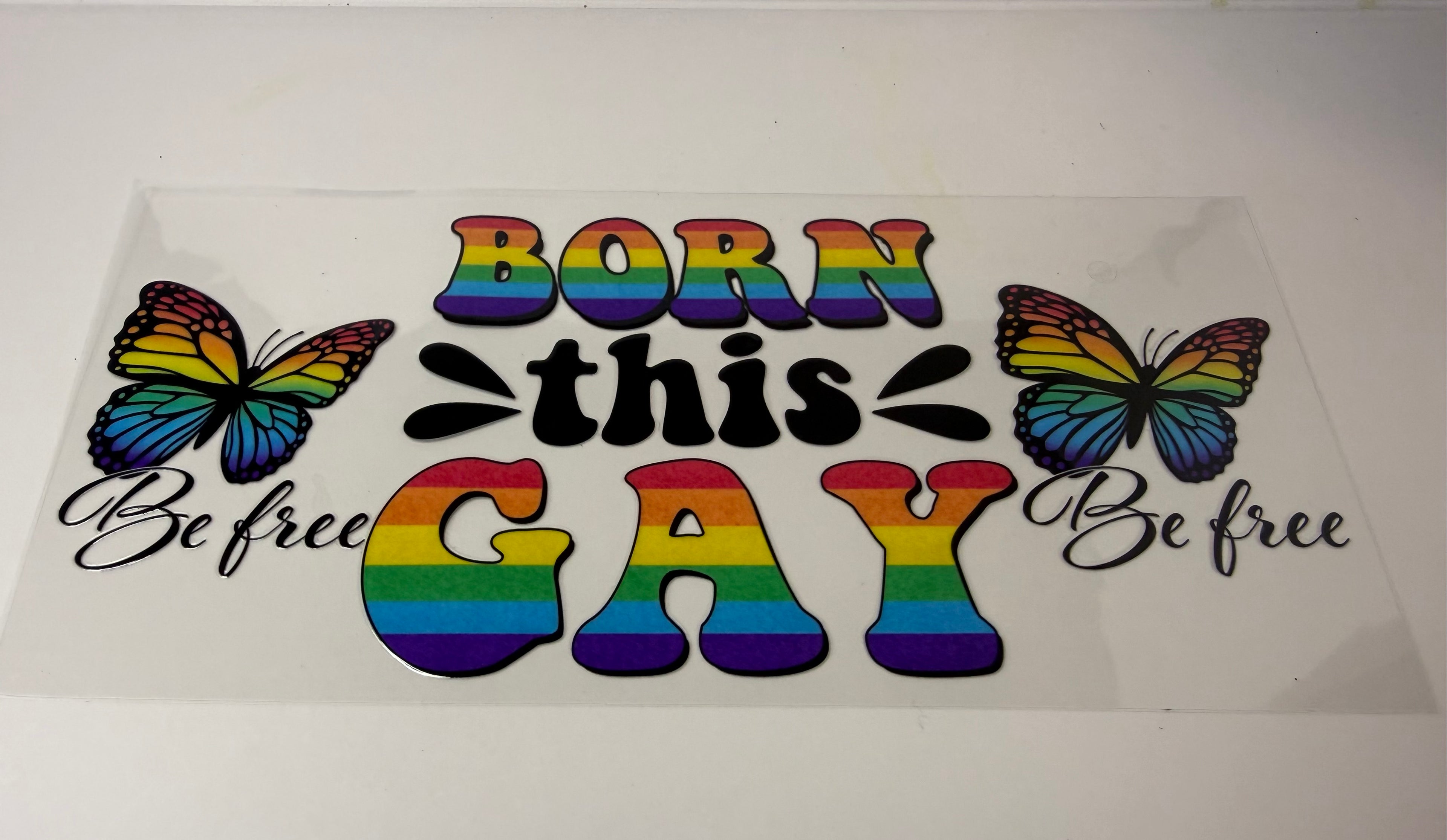 #274- BE FREE RAINBOW COLORS