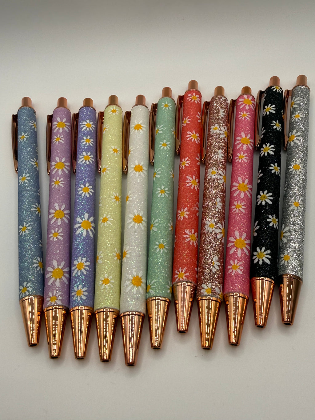 SUNFLOWER GLITTER DESIGNED INK PEN