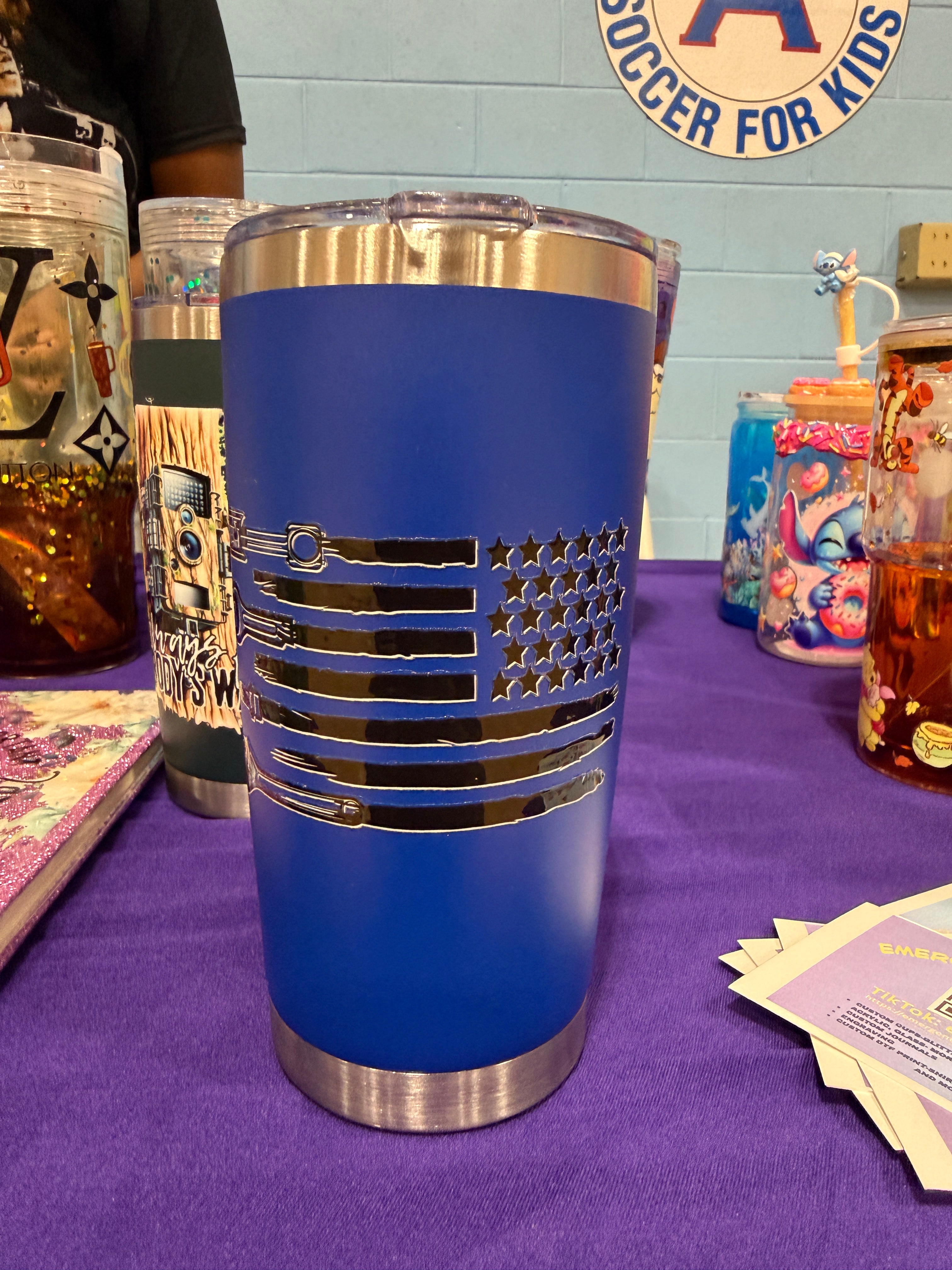 20oz STAINLESS STEEL WITH SIP LIDS CUPS