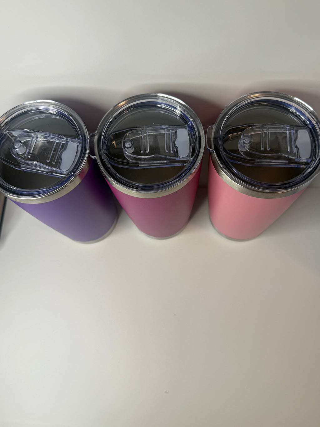 20oz Stainless Steel Tumbler W/ Clear Straws