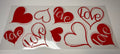 #68-RED LOVE HEARTS