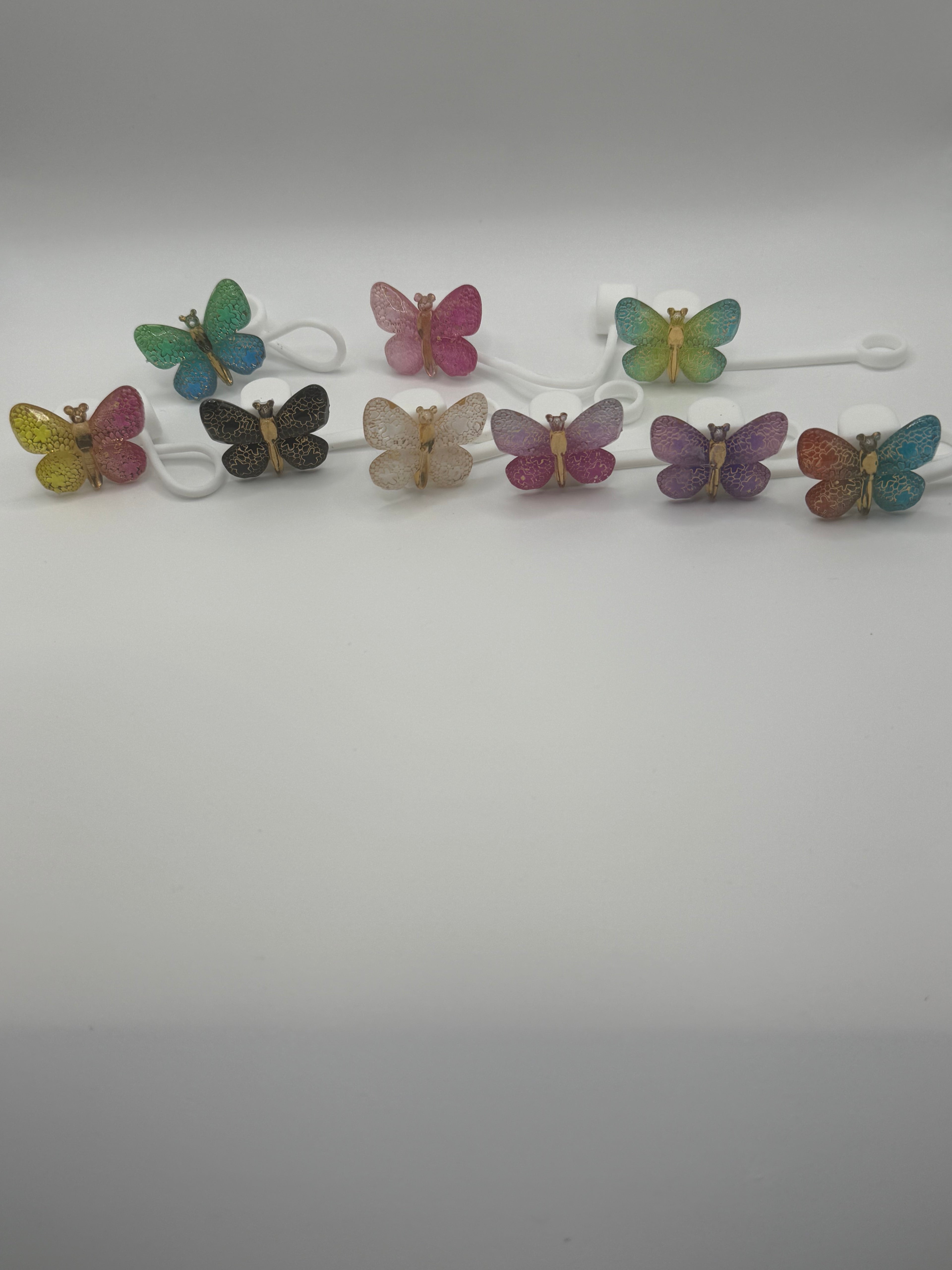 BUTTERFLY STRAW TOPPER