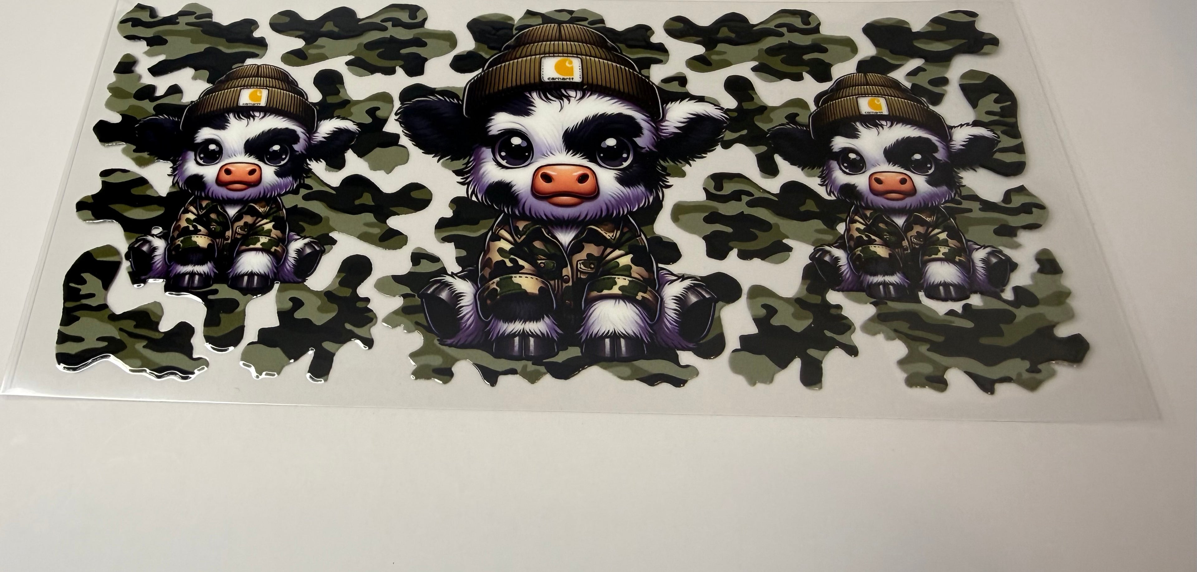 #410- HIGHLAND COW MILITARY FATIGUES