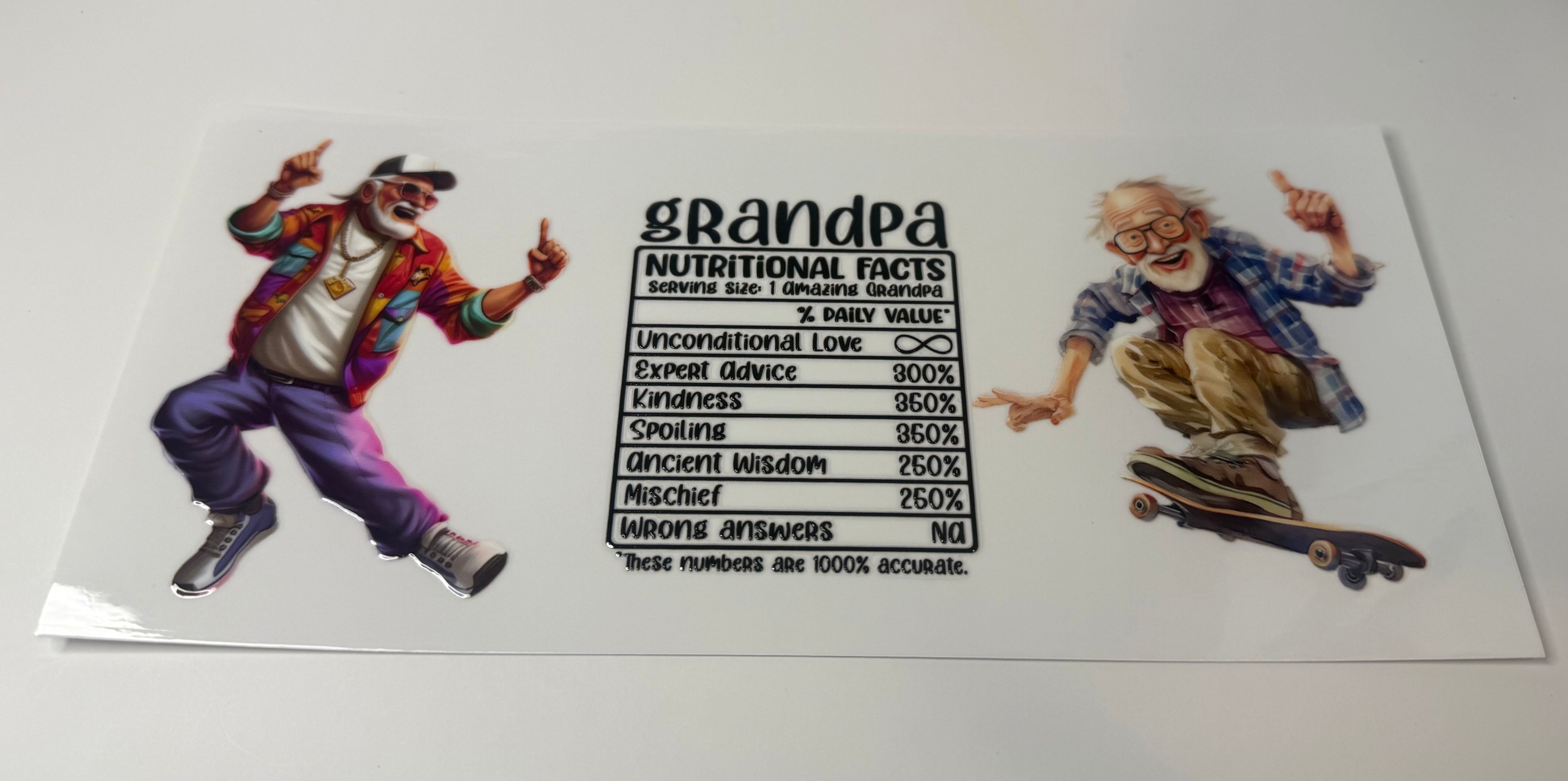 #296- GRANDPA SKATBOARD