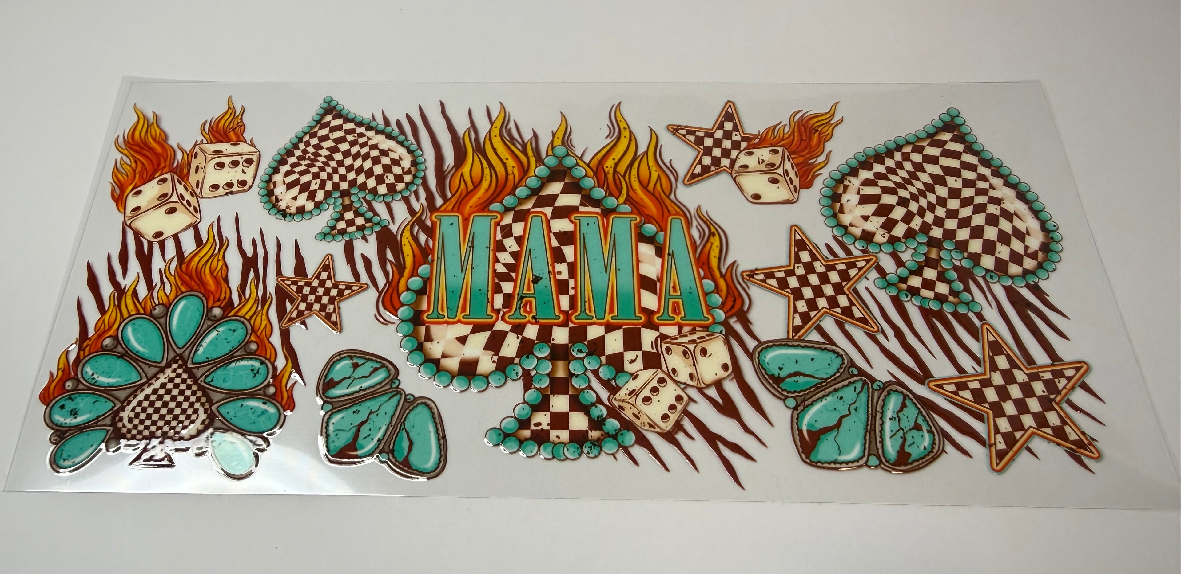#396- MAMA TEAL BROWN