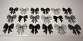#45- BLACK AND WHITE BOWS