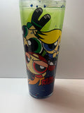Pre-Made PowerPuff Girls Lava Acrylic 24oz w/ matching straw