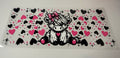 #384- HIGHLAND COW PINK AND BLACK