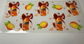 #114- ORANGE FANTA/PINK BOW