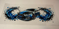 #395- BLUE CAR