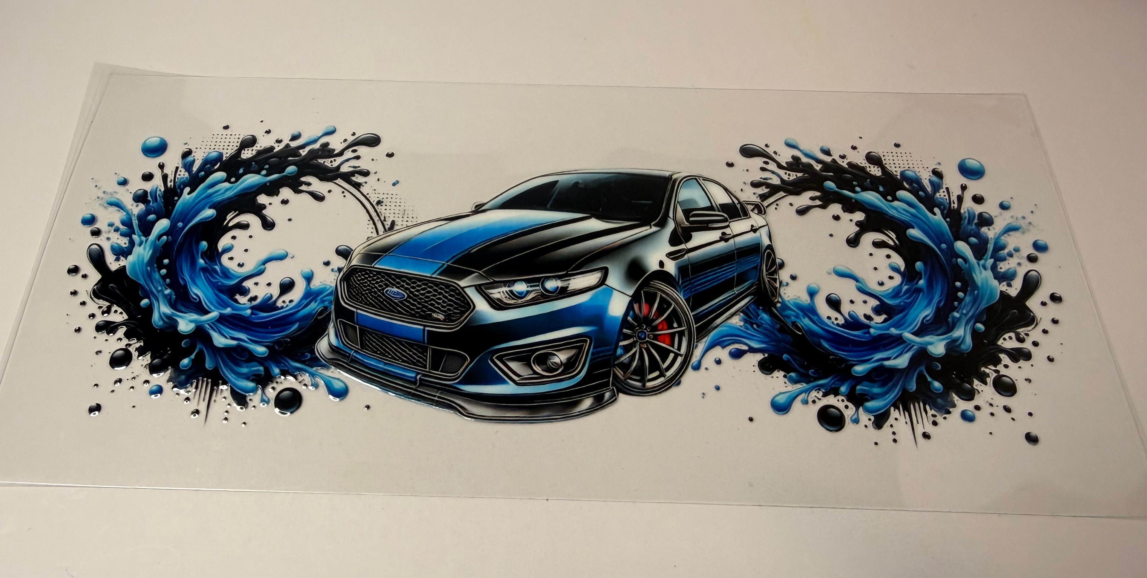 #395- BLUE CAR