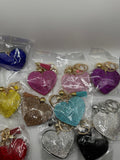 DIAMOND HEART KEYCHAINS