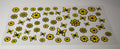 #199- YELLOW AND BLACK FLOWERS/BUTTERFLIES