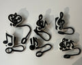 MUSIC NOTE STRAW TOPPERS