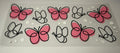 #157- PINK BUTTERFLIES
