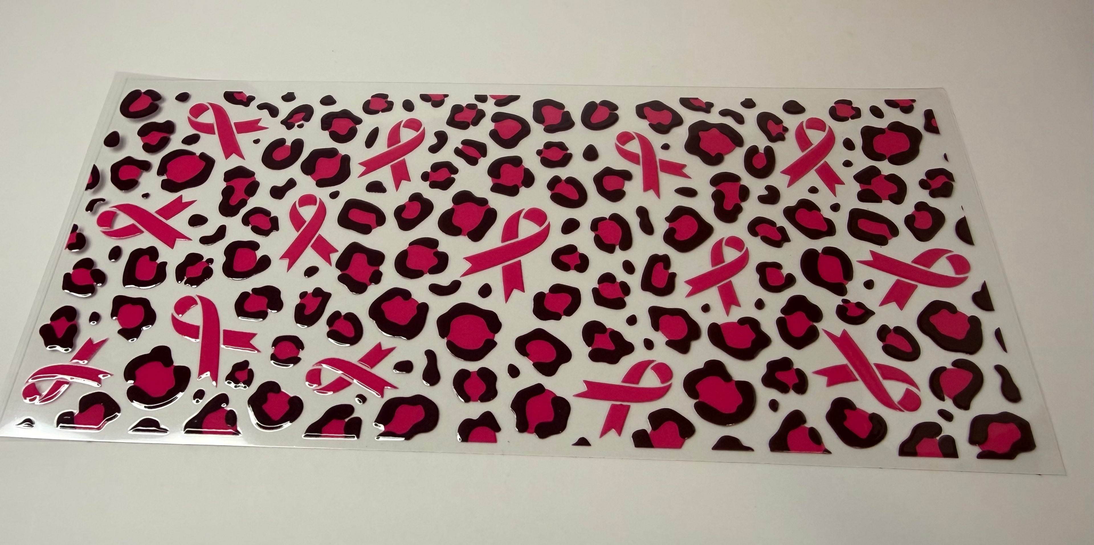 #398-PINK LEOPARD BREAST CANCER