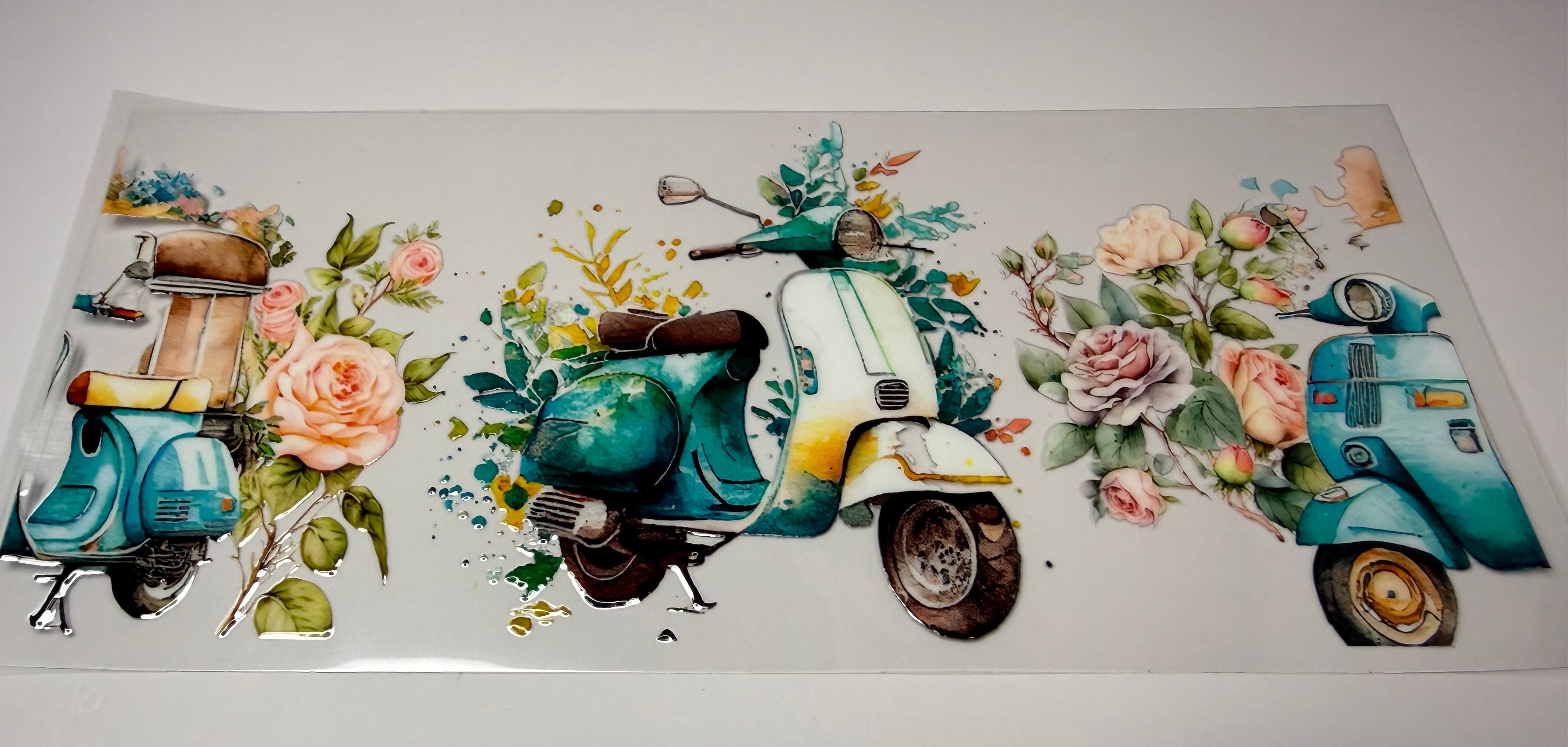 #67- VINTAGE MOPED