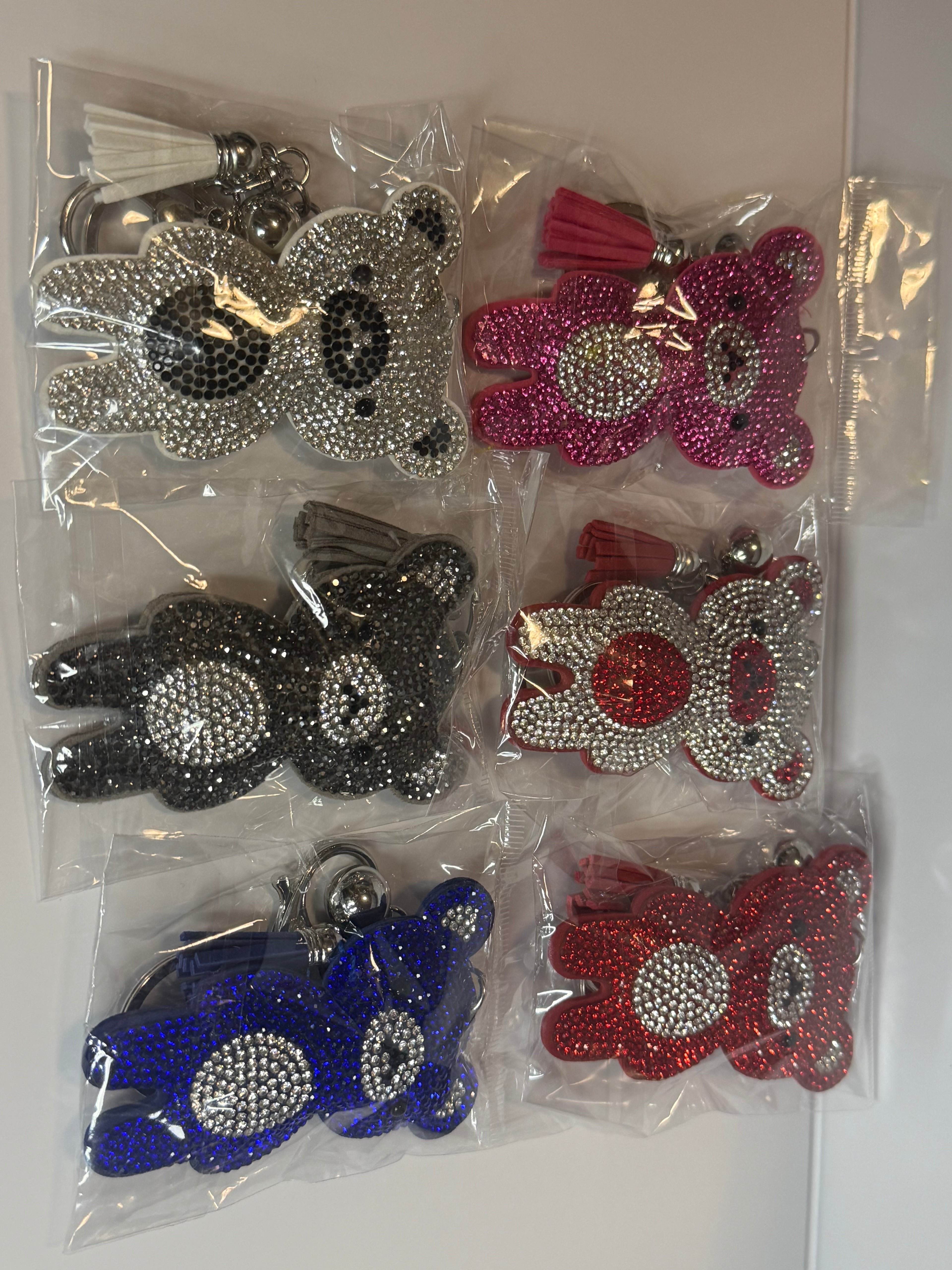 DIAMOND BEAR KEY CHAIN