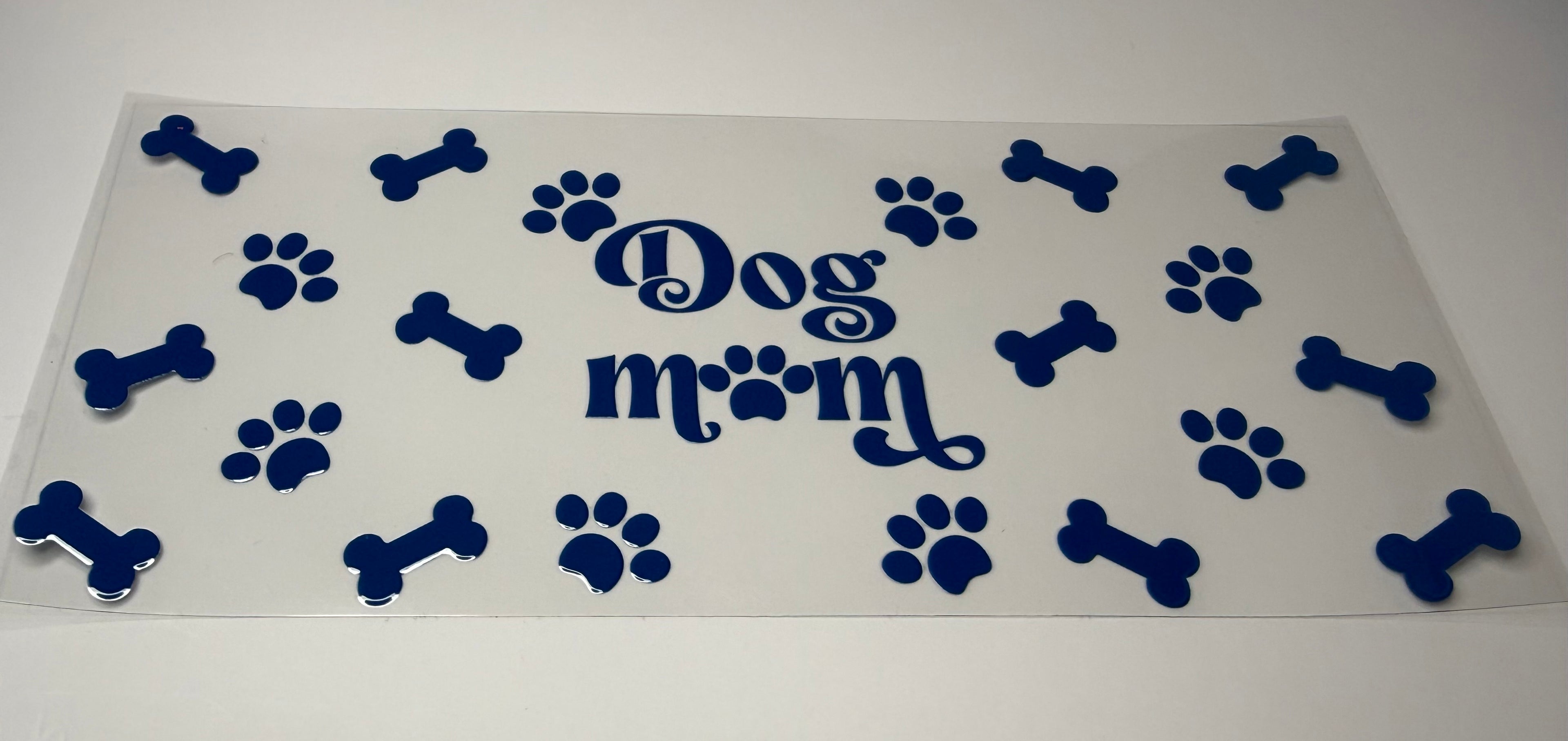 #140- DOG MOM (BLUE WORDS)